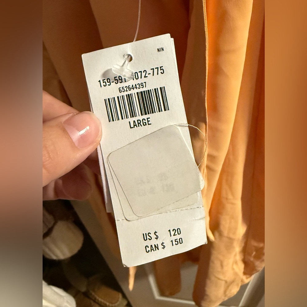 Abercrombie & Fitch Peach Midi Dress - Picture 7 of 7